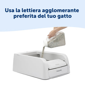 Toilette autopulente ScoopFree™ per lettiera agglomerante