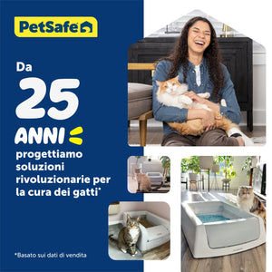 Toilette autopulente ScoopFree™ per lettiera agglomerante