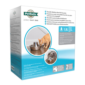 Fontana Seaside PetSafe® per animali domestici in acciaio inox