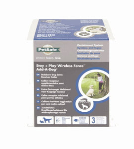 Collare ricevitore aggiuntivo per cani ostinati Add-A-Dog® per sistema antifuga senza fili STAY & PLAY® Wireless Fence